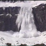 Avalanche dans le Cirque de Gavarnie